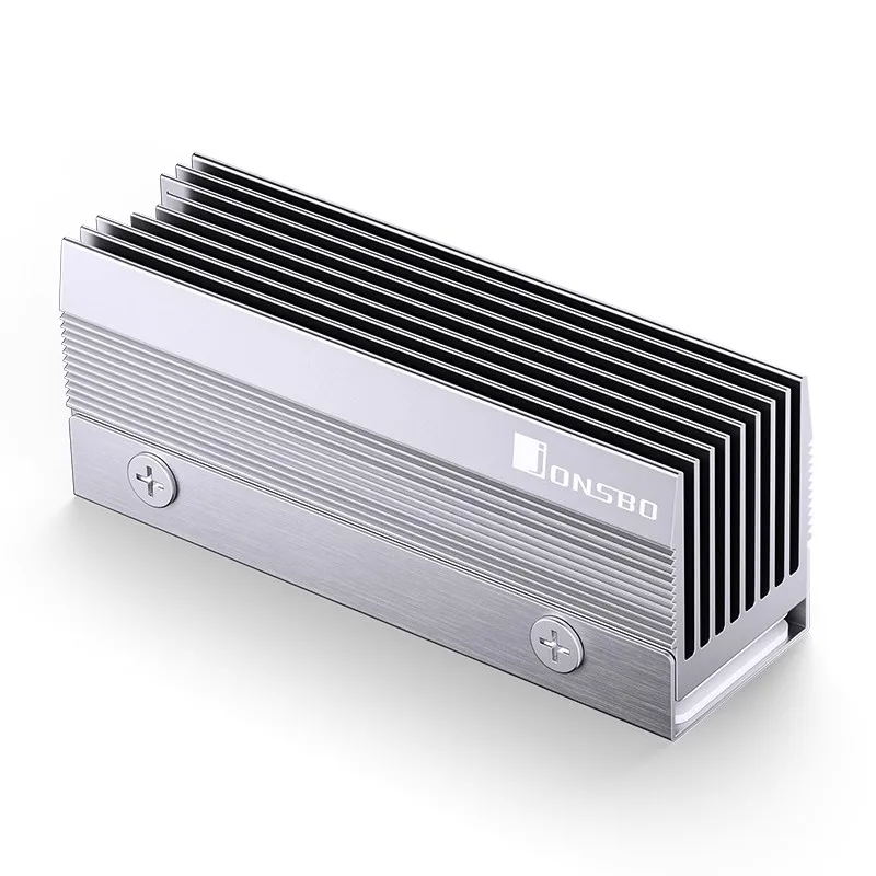 Jonsbo M201 M202 M.2 SSD disipador de calor de aluminio M.2 2280 SSD radiador de disco duro con almohadilla térmica de silicona