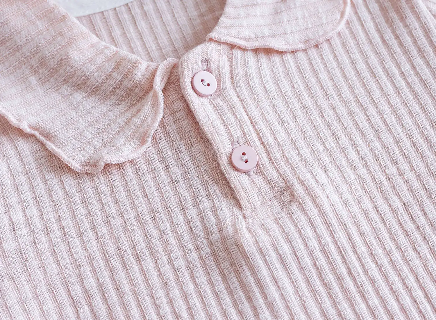 Mädchen Kurzarm-T-Shirt, Sommer Koreanischer Stil Süßer Puppenkragen-Oberteil für Junge Mädchen, Modische Grundschicht für Kleinkinder – Detail 6