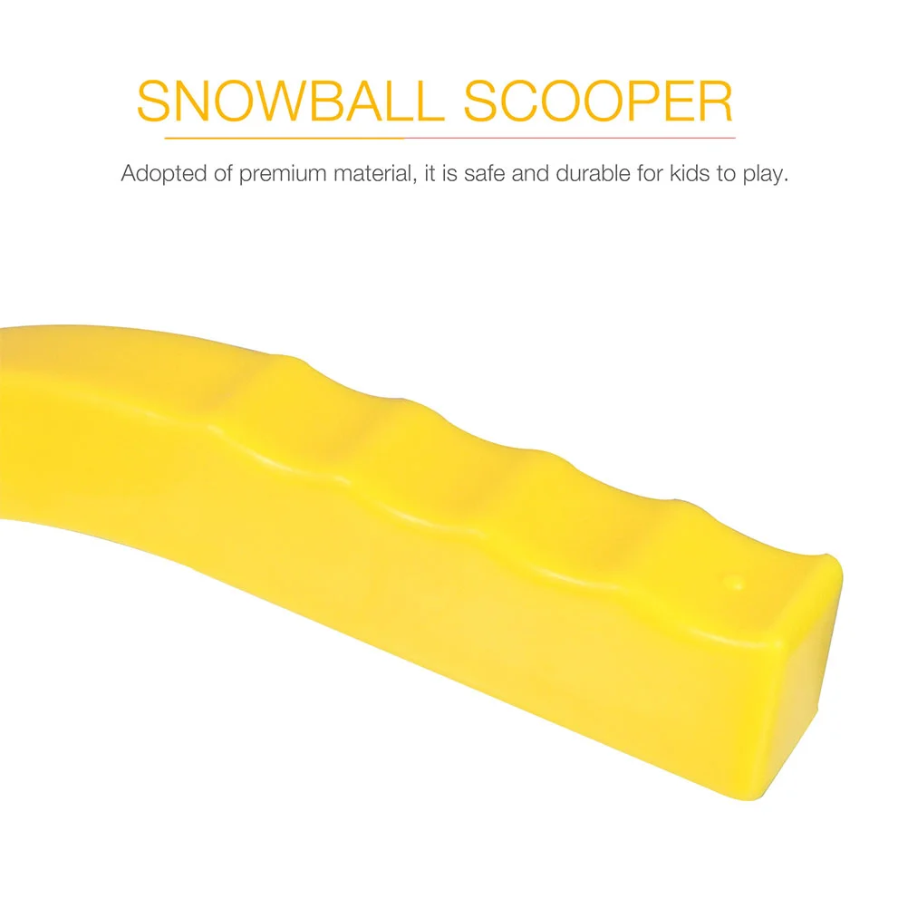 4 Pcs Snow Thrower Model Kids Toys Clamp Snowballs Making Suite Launcher ABS Exquisite Workmanship Safe Eco Friendly High