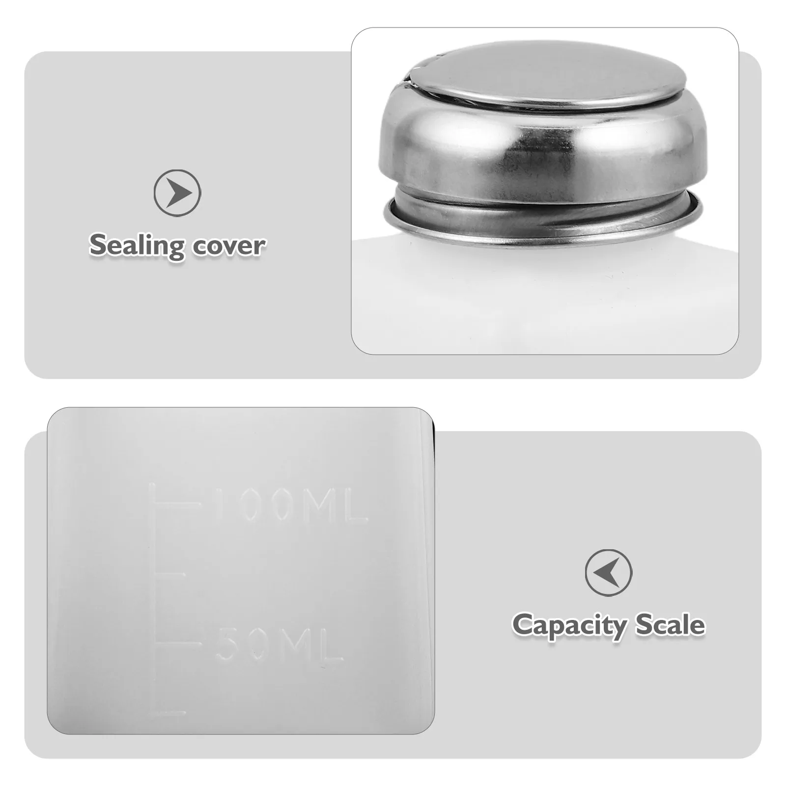 4Pcs Industrial Alcohol Pump Dispenser Solvent Cleaning Bottle Leak Proof Push Down Phone Repair Bottle Alcohol Pump Dispenser