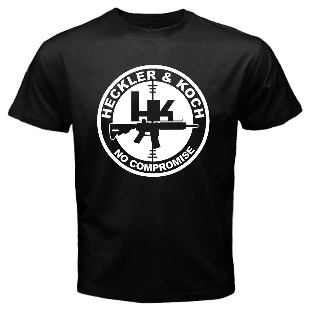 Heckler Koch HK Guns Firearms Men's Black T Shirt Size S to 5XL