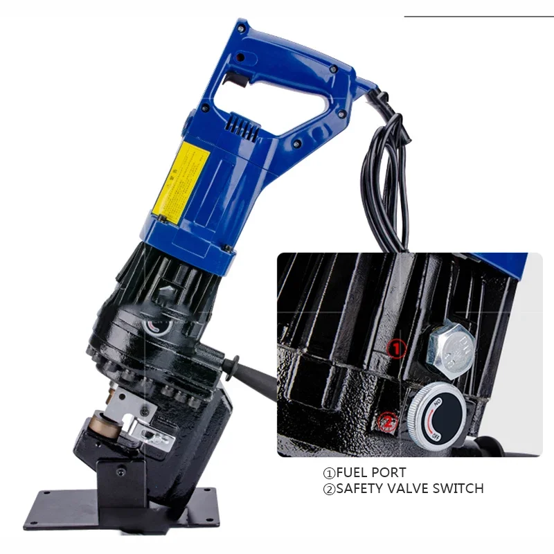 ماكينة ثقب هيدروليكية كهربائية محمولة MHP-20 فتاحة ثقب من الفولاذ المقاوم للصدأ 220V110V ماكينة حفر وتثقيب