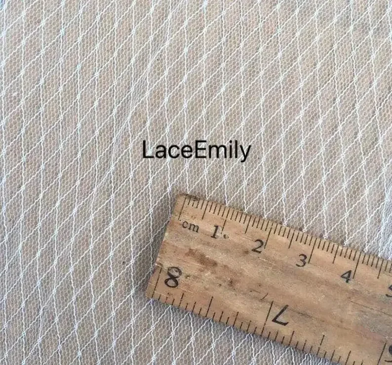 9 Colors stretch diamond mesh tulle lace grid pattern soft Lace fabric For Girl Dress Tutu Dress Wedding Dress Bridal Veil
