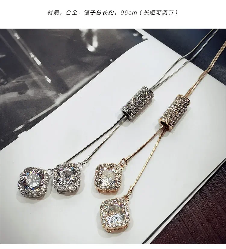 New Original Crystal from Austrian name Necklaces Fine Jewelry For Women winter pendant sweater ch Christmas