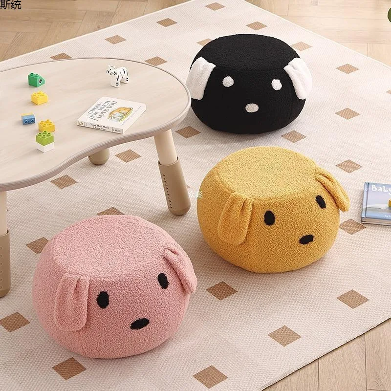 

Cartoon Small Stool Household Children Simple Chair Coffee Table Low Stool Living Room Sofa Small Round Stool Animal