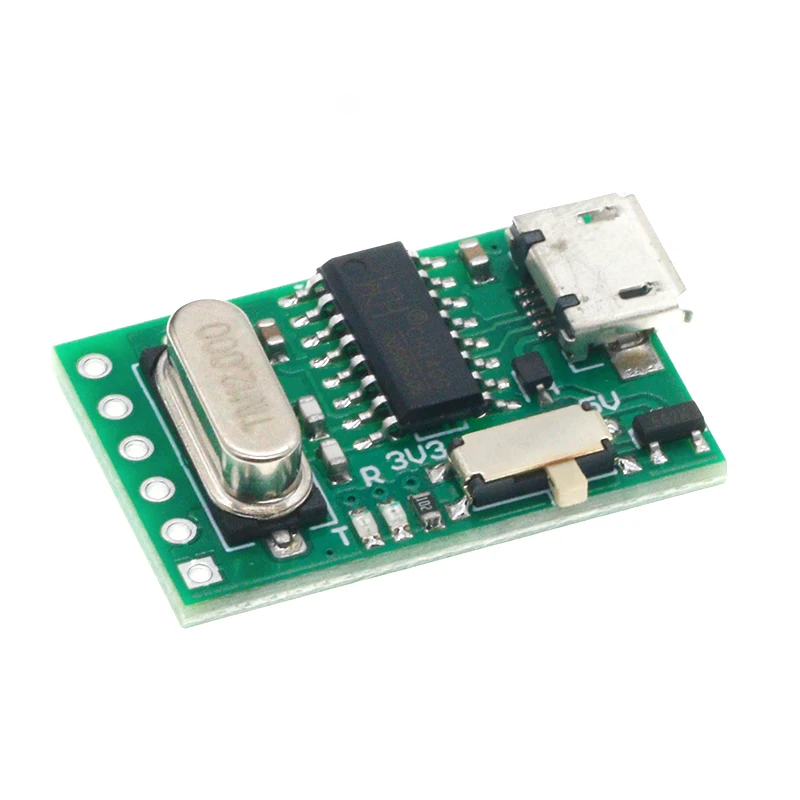 1Pcs USB to TTL converter Micro UART module CH340G CH340 3.3V 5V switch for downloader pro mini