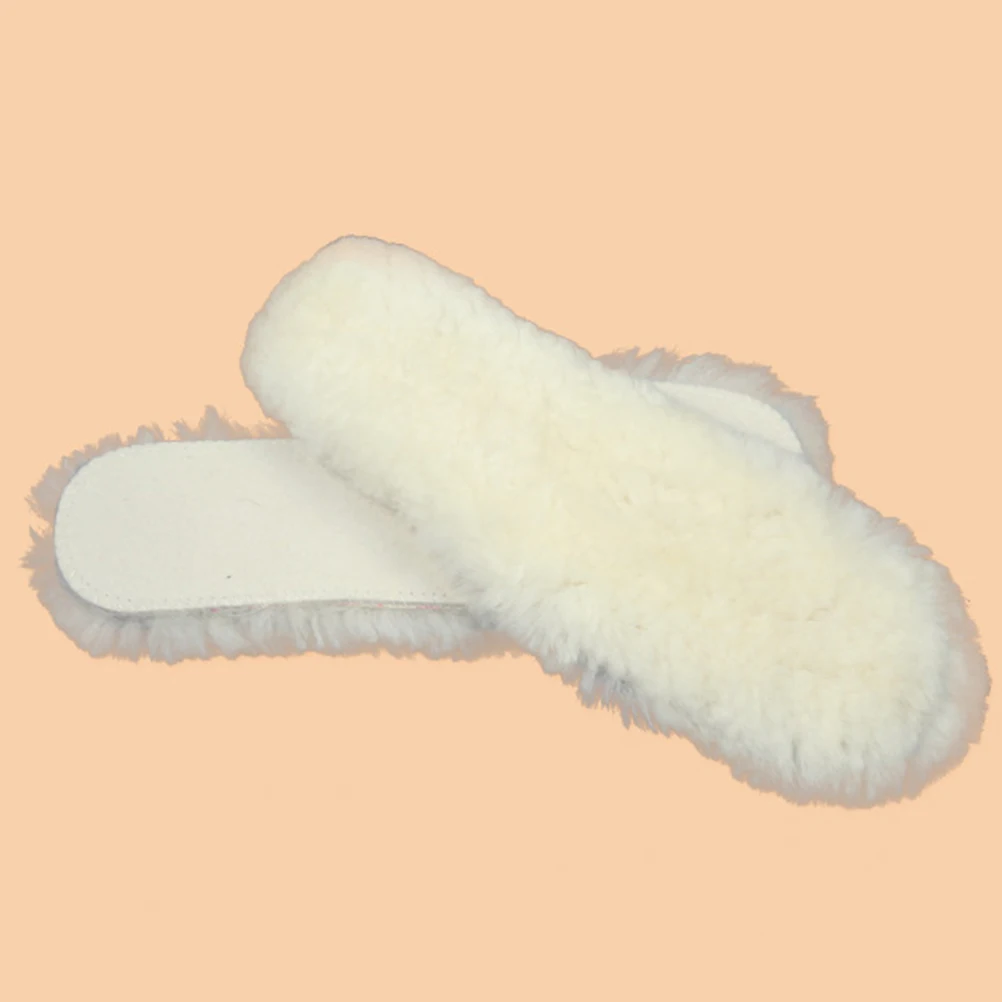 

Fleece Wool Insole Winter Thickened Warm Shoe Inserts Non Slip Ventilated Casual Shoes Boot Insoles Men Women