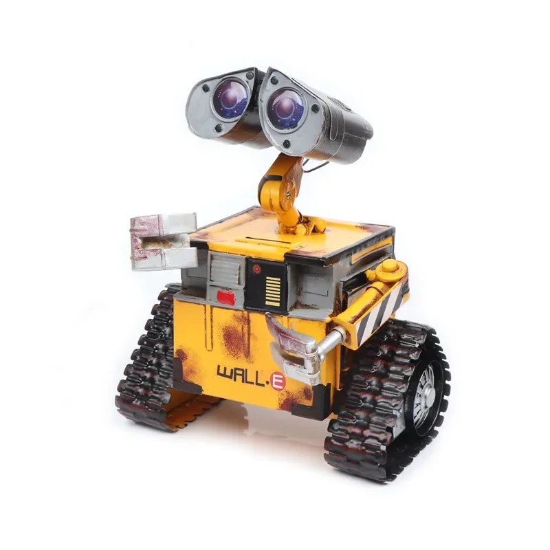 Disney Wall E Robot Movie Action Figure Steel Metal Model Robot Kawaii Wall-e Figurine Children Toy For Boy Kid Child Toy Friend