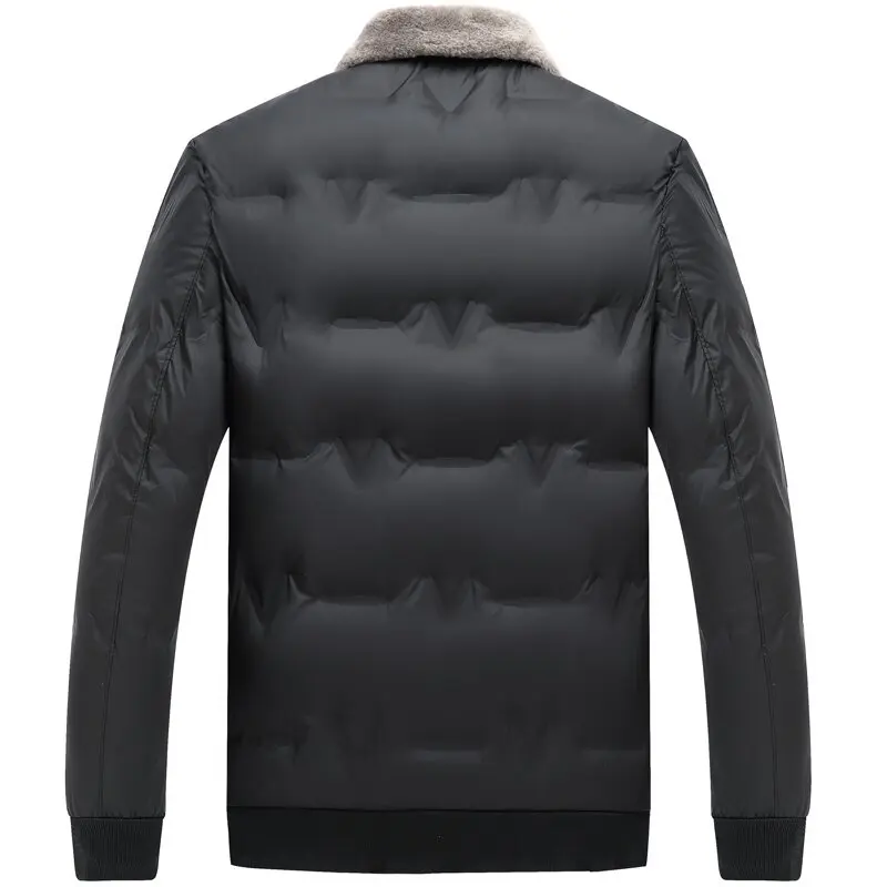 Jaqueta grossa quente de algodão acolchoada masculina, casaco casual solto, esporte confortável, tamanho grande, nova moda, outono e inverno, M-4XL,