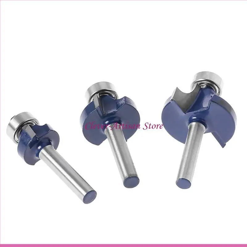 E06B 3 PCS RADIUS 1/4 "SHANK ROUND ON STILED PREADER