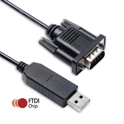 FTDI FT231XS USB RS232 Serial to DB9 Male Uniden Scanner Programming Remote Interface Cable BC898T BC796D ST-9M