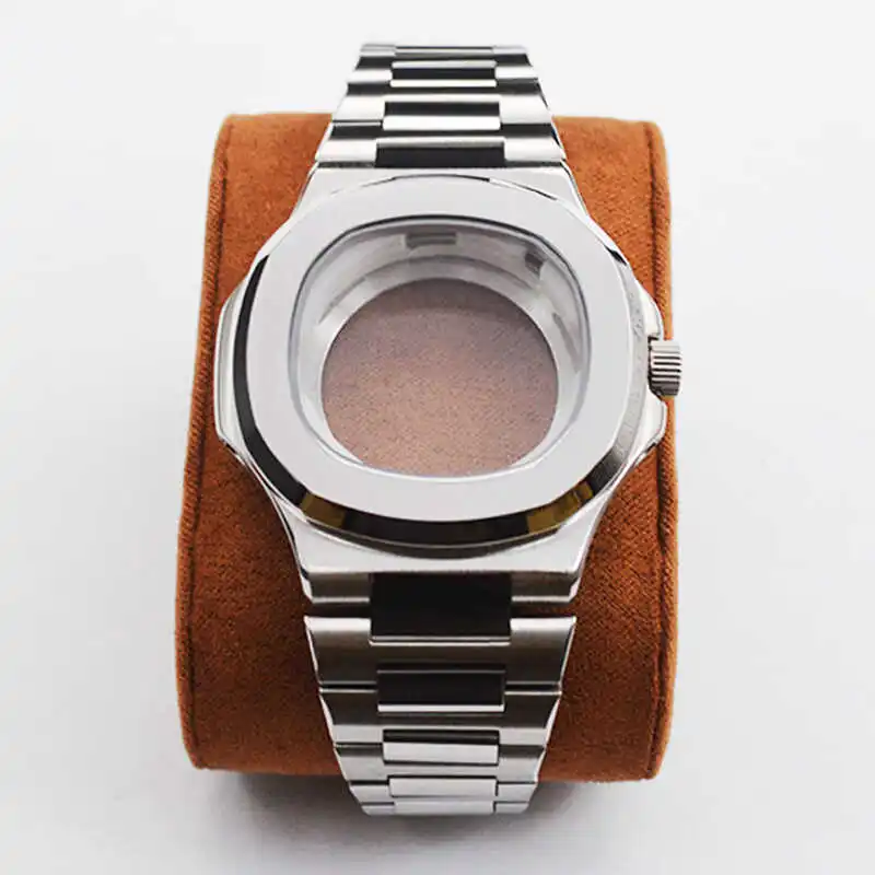 

Корпус для часов 39,5 мм, запчасти для ремешка часов, сапфировое стекло для модифицированных часов Nautilus NH34 NH35 NH36 NH38, часовой циферблат, водонепроницаемый