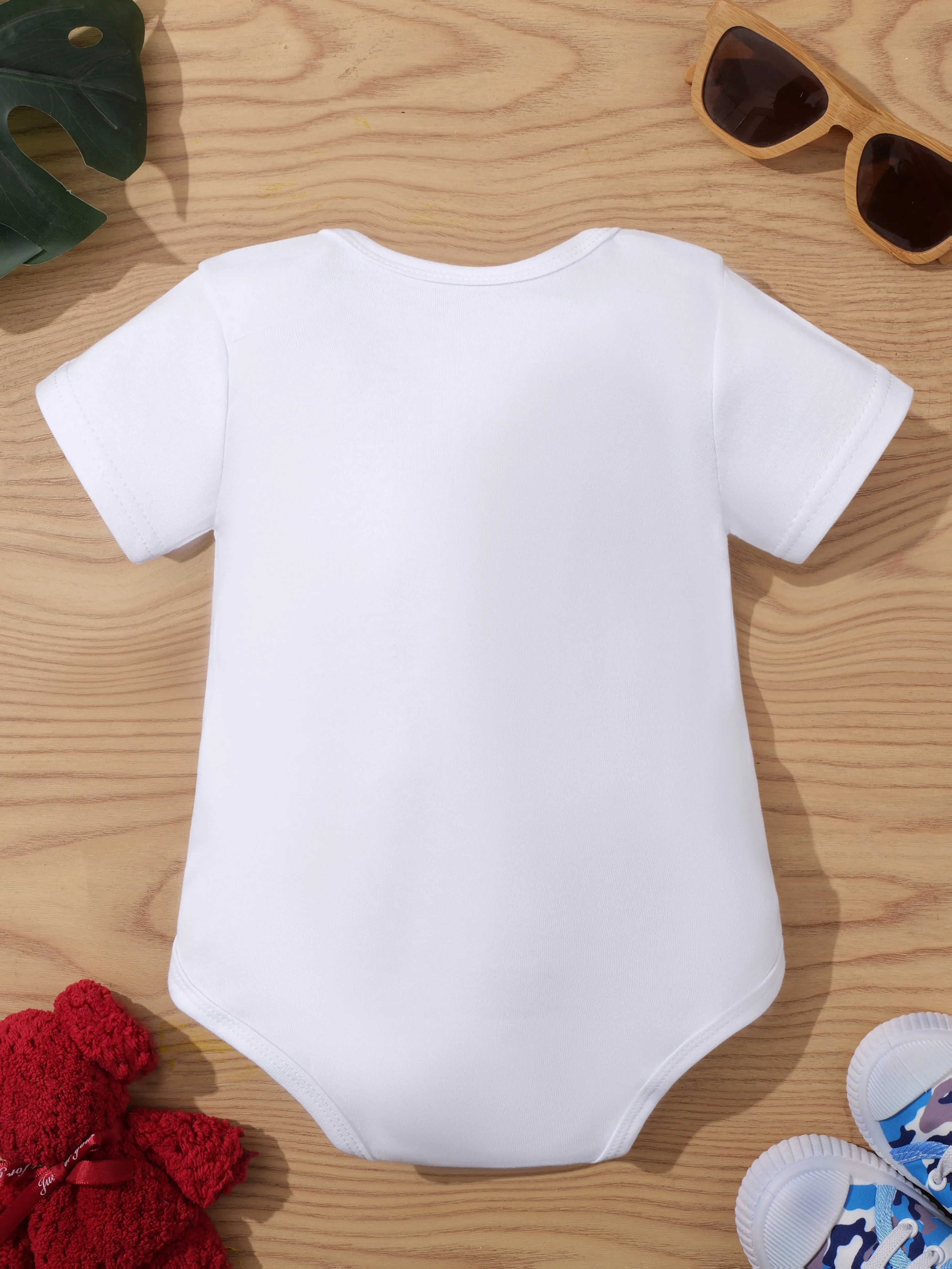 Newborn Romper Onesie 2027 Letter Print Pattern 100% Cotton Material Pregnancy Announcement Onesie Perfect for Outdoor