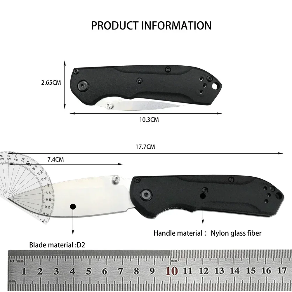 Mini BM 565 Folding Knife Tactical Hunting Survival Self Defense Camping Folder Clip Knife Folding Knives Hand EDC Tools