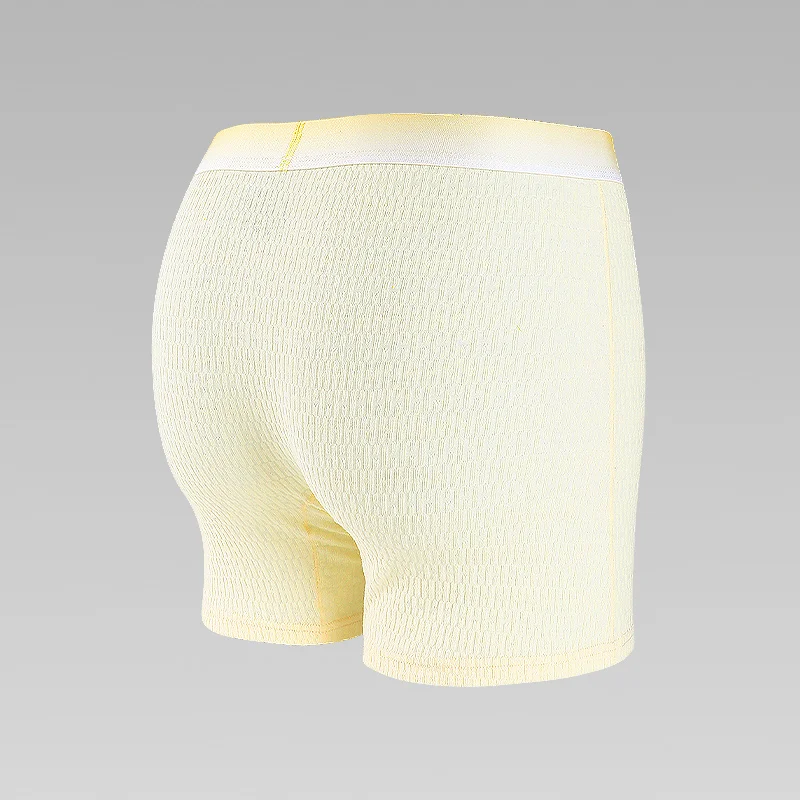 Men's pure cotton underwear, anti-leg abrasion, antibacterial, flat Angle, summer thin, extended and enlarged sports shorts