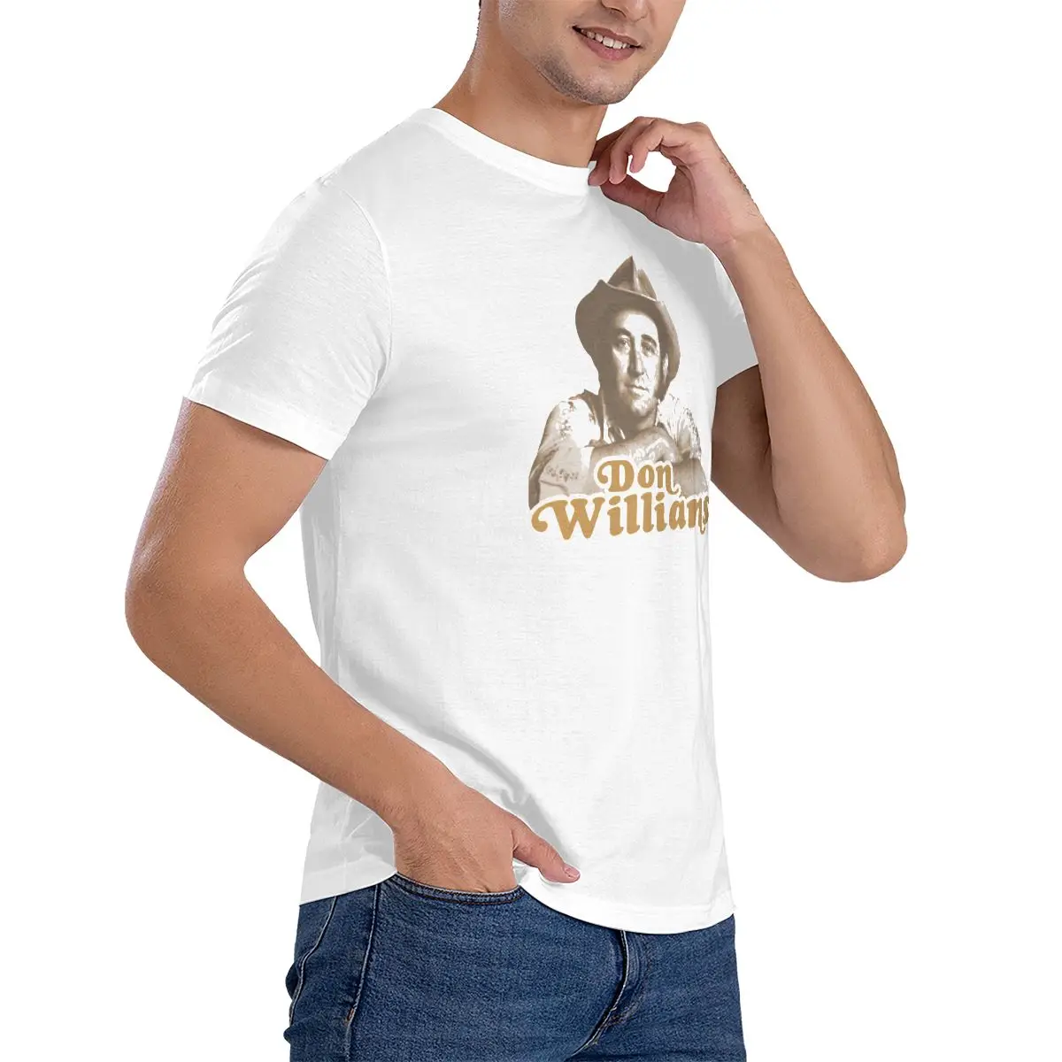 Don Williams Men's Classic Unisex Cotton T-Shirt for Men & Women, Classic Tee