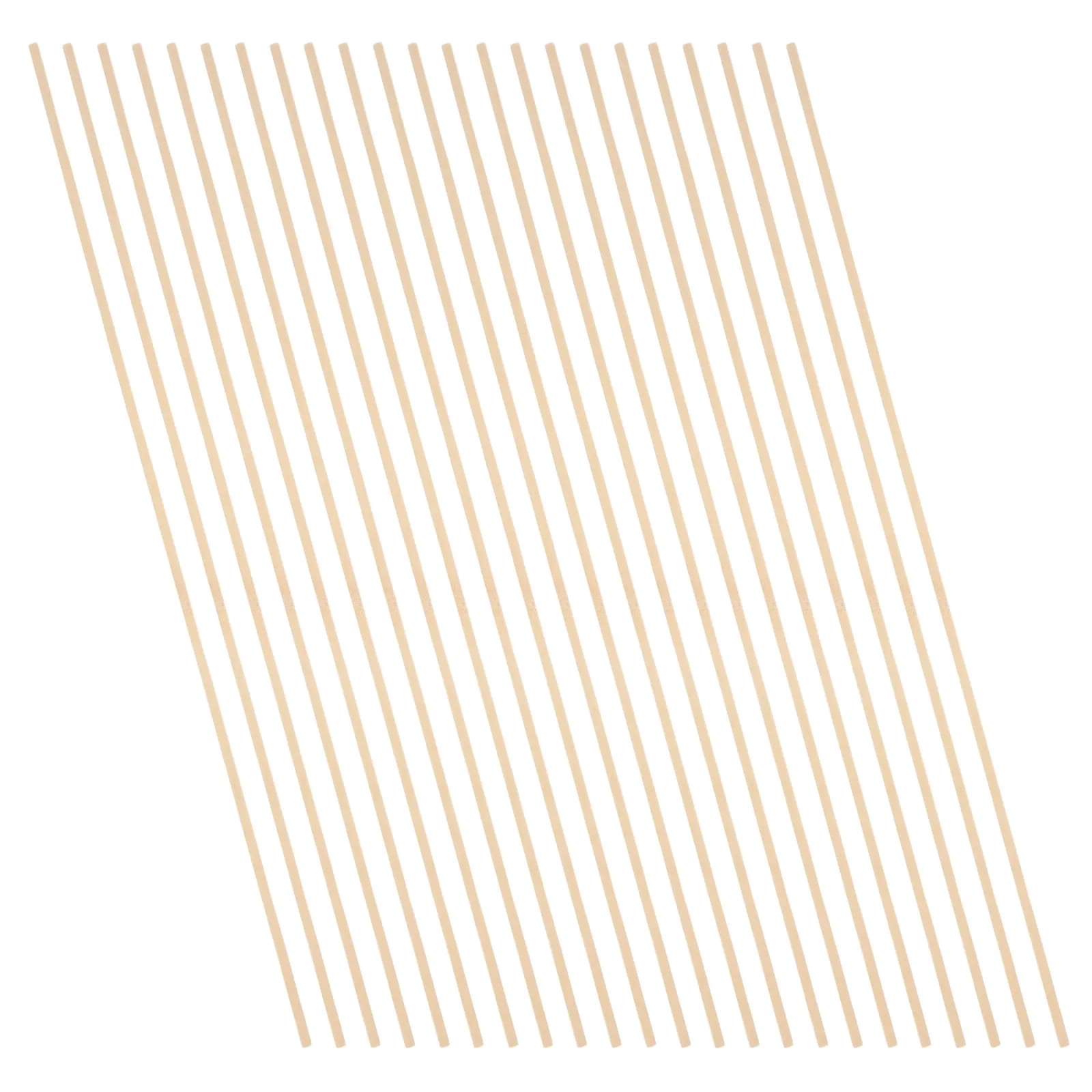 50Pcs Bamboo Dowels Sticks Texture Sturdy for DIY Architectural Miniatures Crafting Landscape Decoration Projects