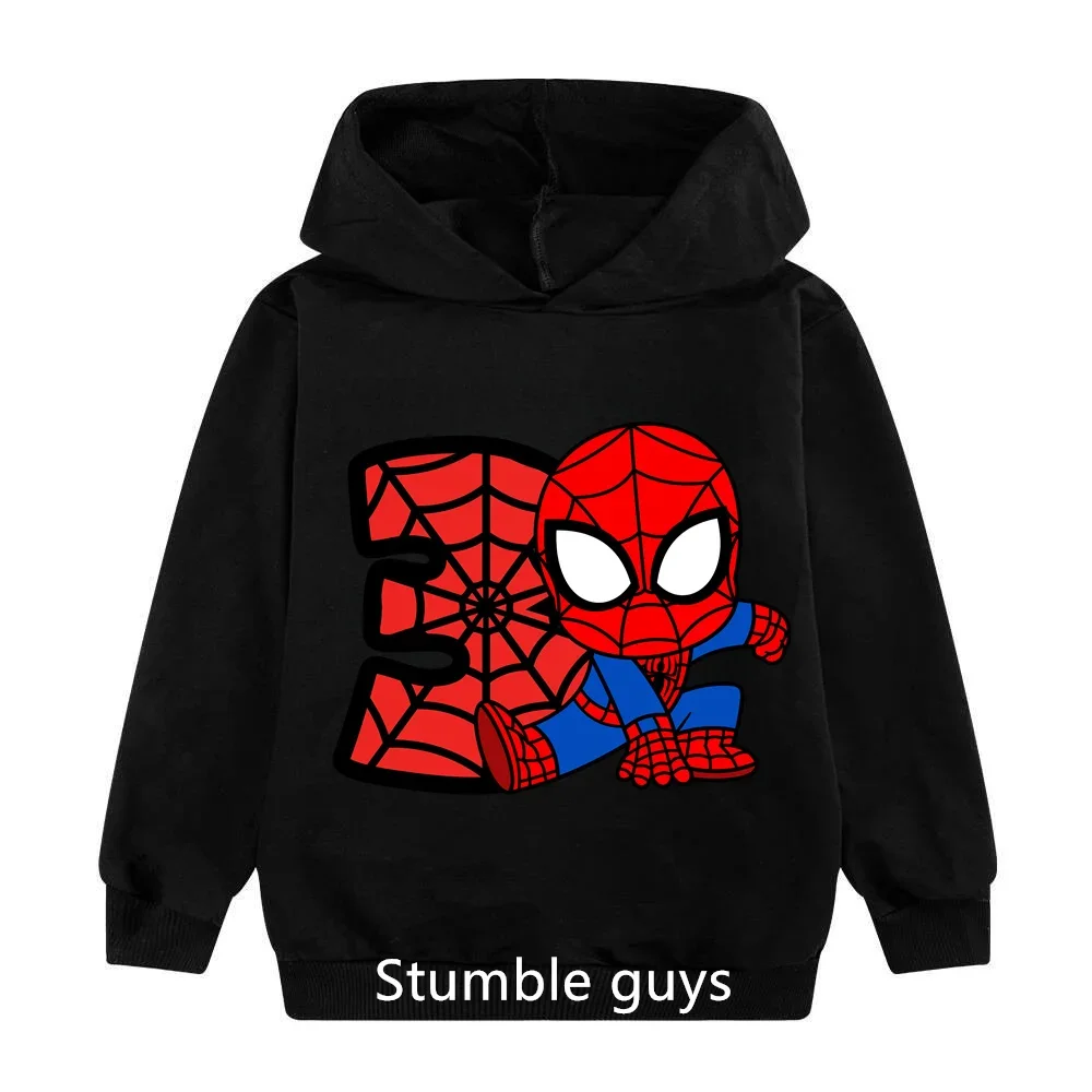 Children\'s Spiderman Hoodie Kids Clothes Girls Clothing Baby