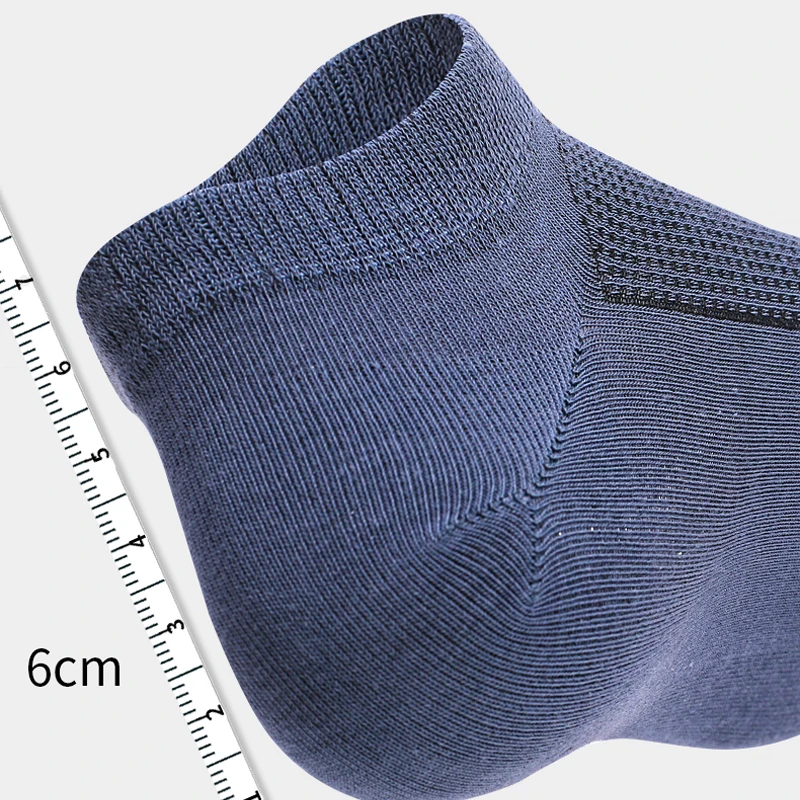 MiiOW-calcetines tobilleros de algodón para hombre, medias deportivas de alta calidad, transpirables, informales, corte Invisible, 10 pares