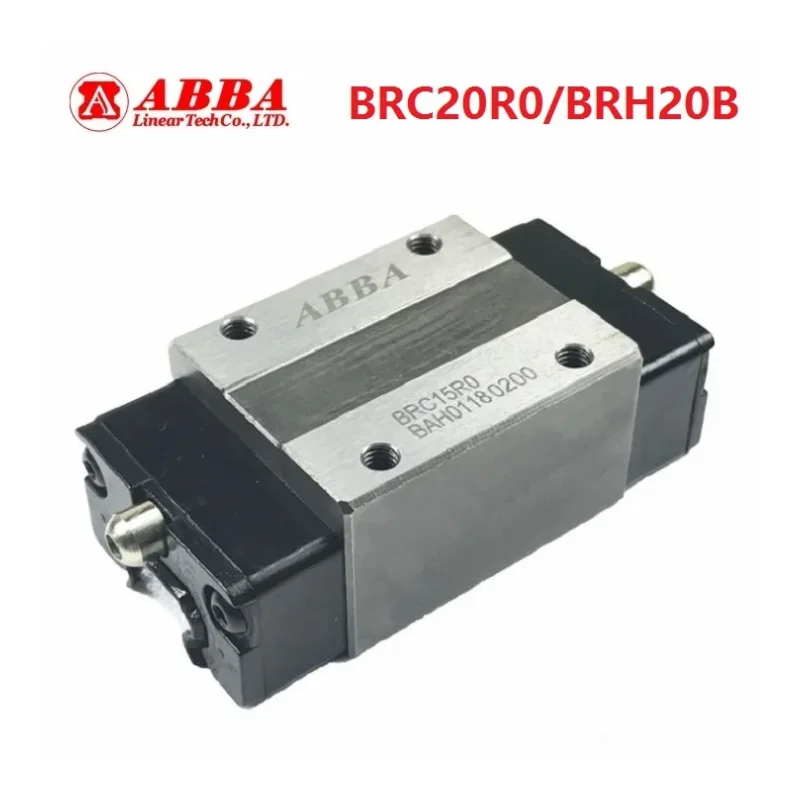 4pcs Original Taiwan ABBA BRC20RO BRH20B Linear Block slider BRC20R0 Linear Rail Guide Bearing CNC Router Laser Machine parts