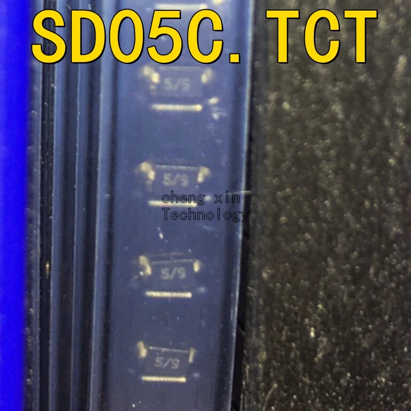 20PCS/LOT SD05C.TCT New and Original silkscreen5/5 S/S SD05C SD05CTCT SOD-323 Static and surge protection (TVS/ESD)