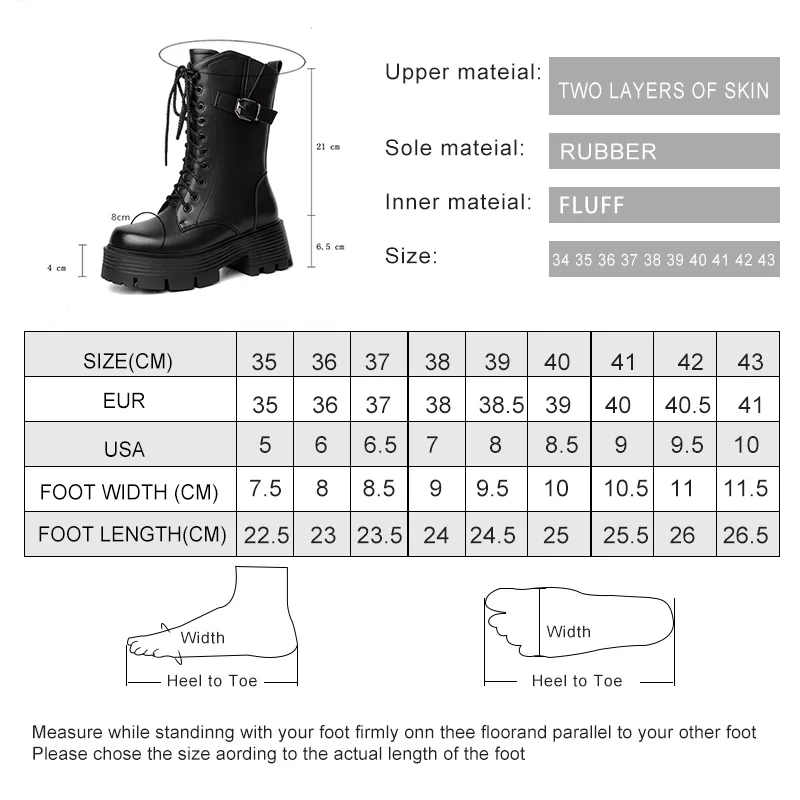 DIMANYU Women's Winter Boots Platform 2024 New Genuine Leather Lace-up Female Mid-calf Boots Wool Warm Knight Boots