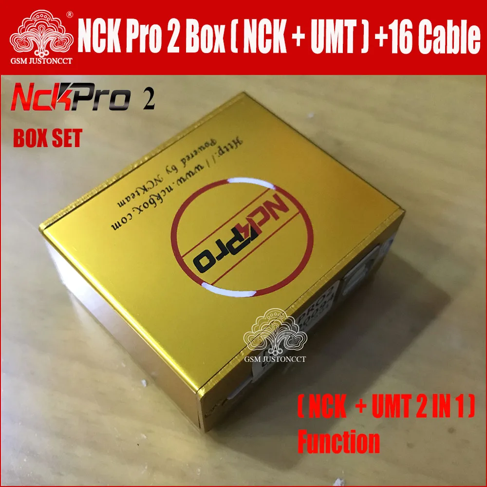 2025 Newest version Original NCK Pro 2 box  ( support NCK + UMT 2 in 1 )new update For Huawei Y3,Y5,Y6 + 16 cables