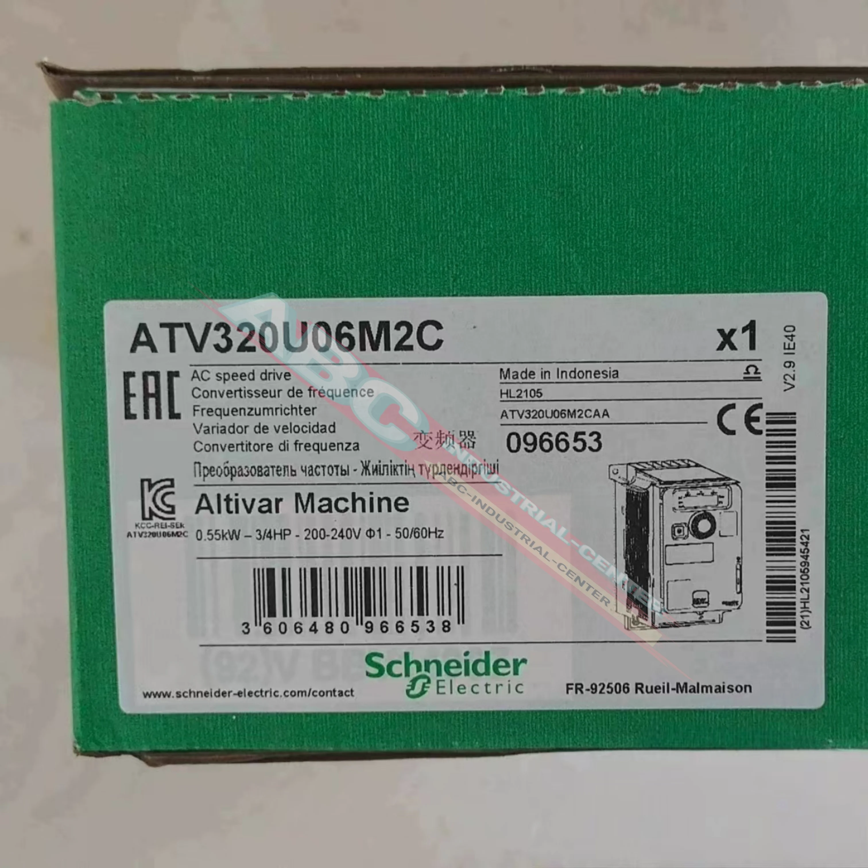 

Новый преобразователь частоты ATV320U06M2C
