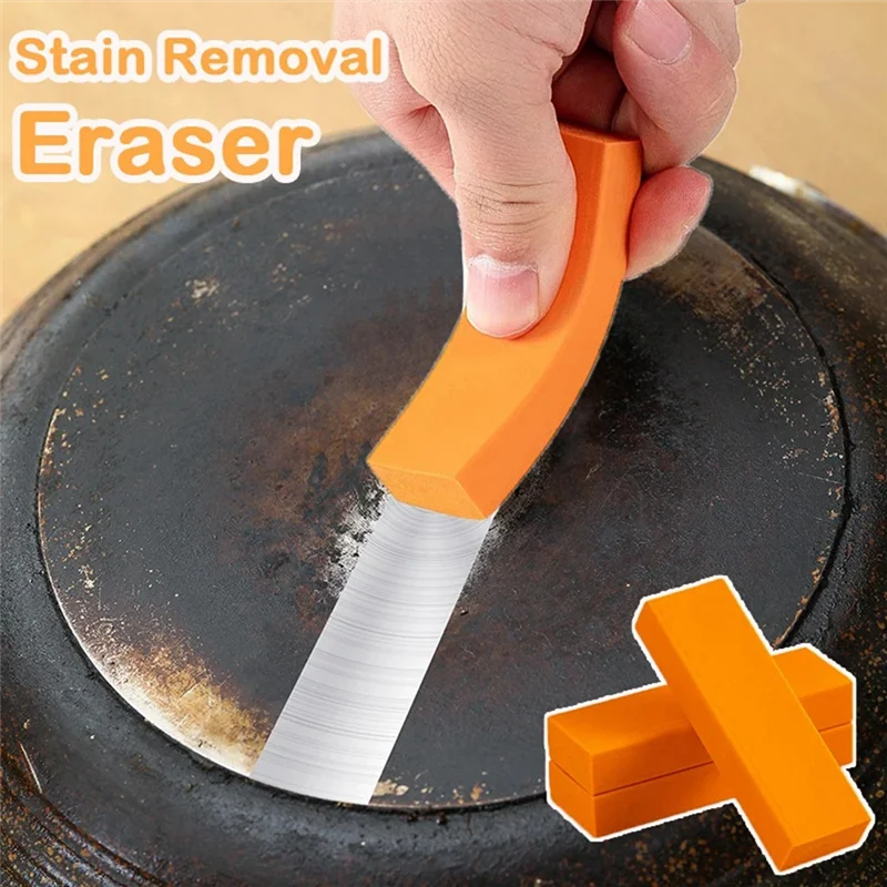

AB47-4Pcs Stainless Steel Decontamination Brush Kitchen Toilet Rust Brush Household Kitchen Cleaning Tools
