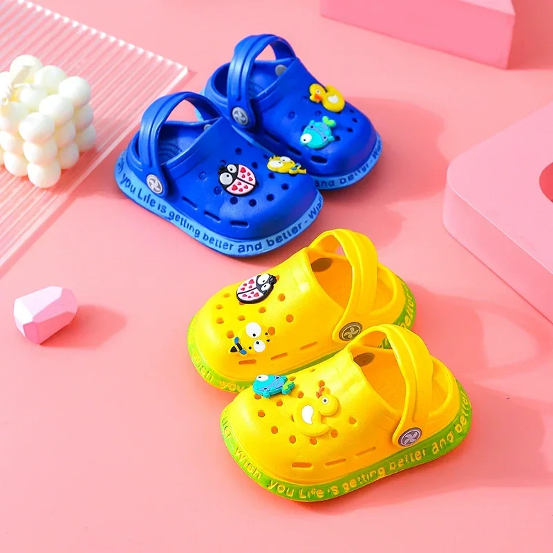 

Summer Baby Beach Sandals Girls Boy Mules Girl Shoes Cartoon Sandal Infantil Boy Children's Garden Shoes