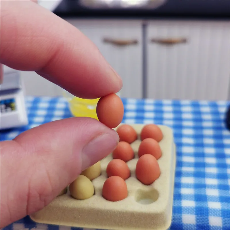 1:12 Miniature di case delle bambole Articoli Mini modello di miscelatore per vassoi per uova da cucina per accessori per la decorazione di mobili da cucina per case delle bambole