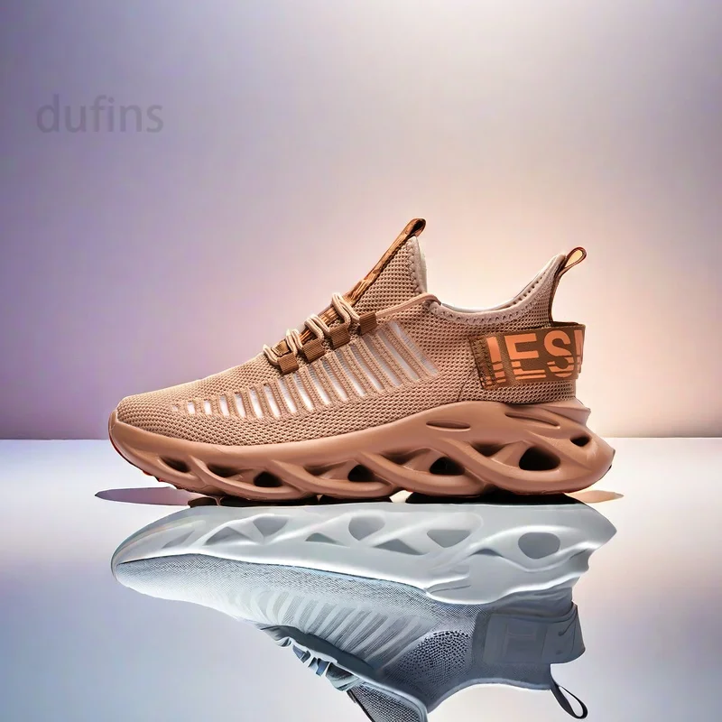 

New men's casual sports running shoes comfortable breathable fitness running Plus size sneakers Fashion mesh summer walk 2025