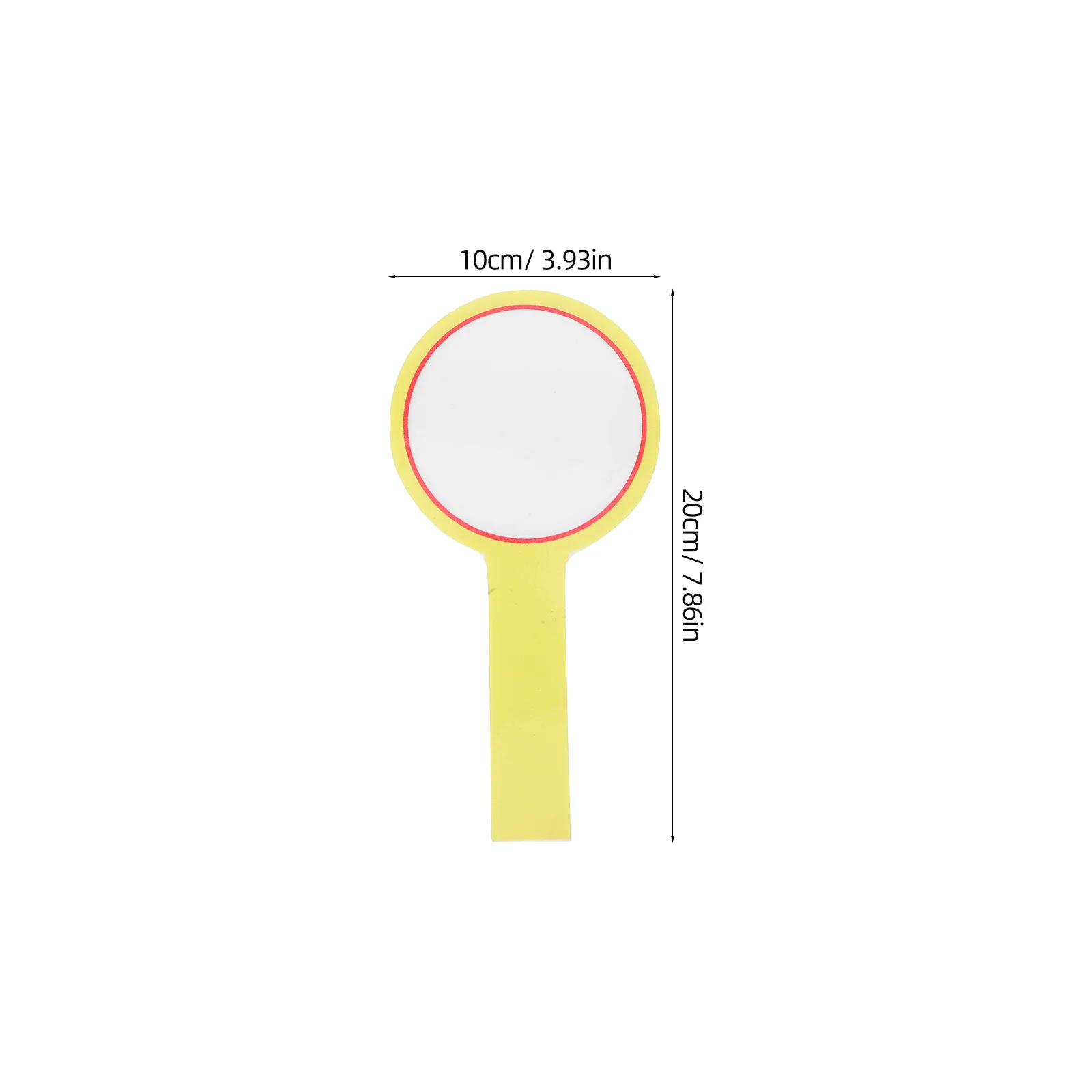 10 قطعة الفصول الدراسية التصويت المجاذيف المحمولة السبورة قابلة لإعادة الاستخدام الجاف محو لوحات المعلم طالب يده لوحة النتائج مزاد المجاذيف