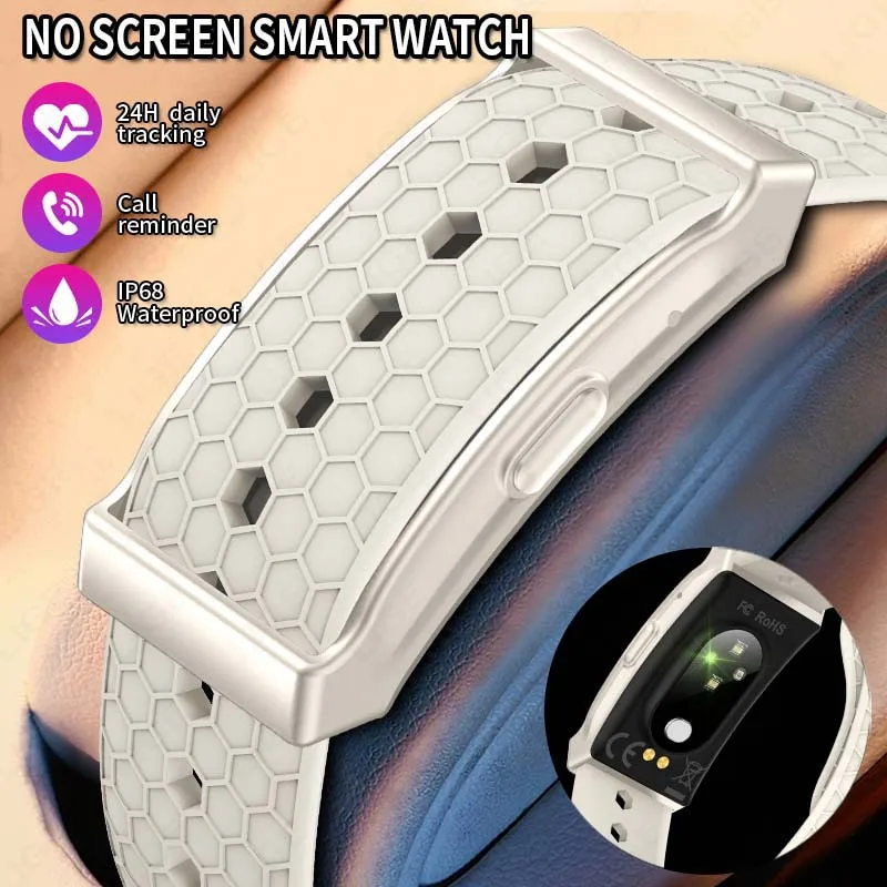 

LIGE No Screen Smart Watch Men's Sports Outdoors Fitness Heart Rate Monitor IP68 Waterproof New Smartwatch For Andrio IOS 2025