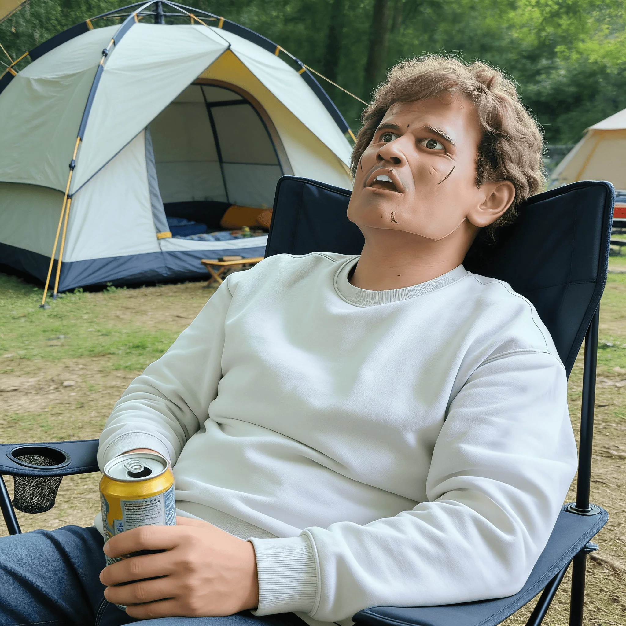 

Ужасающая реалистичная маска на Хэллоуин с шрамами и коричневыми волосами, из прочного латекса, идеально подходит для косплея, конвенций ужасов, костюмированных вечеринок