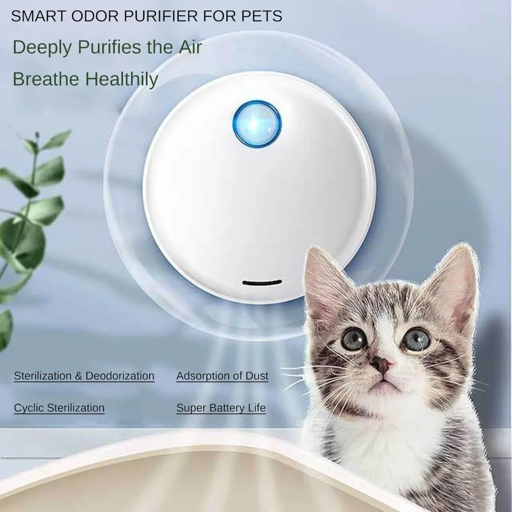

Smart Cat Odor Purifier for Cat Litter Box Deodorizer Pet Toilet Air Purifier Dog Cat Litter Deodorant Gatos Cats Products