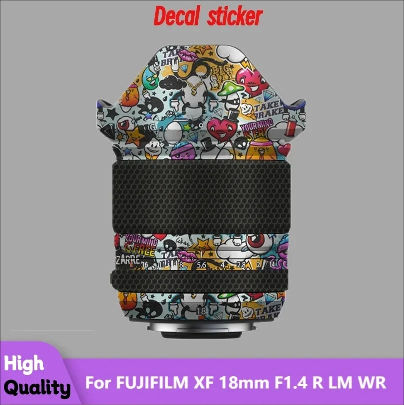 

Для FUJIFILM XF 18 мм F1.4 R LM WR наклейка на объектив защитная наклейка на кожу виниловая пленка защитная пленка от царапин XF18 F\1.4R