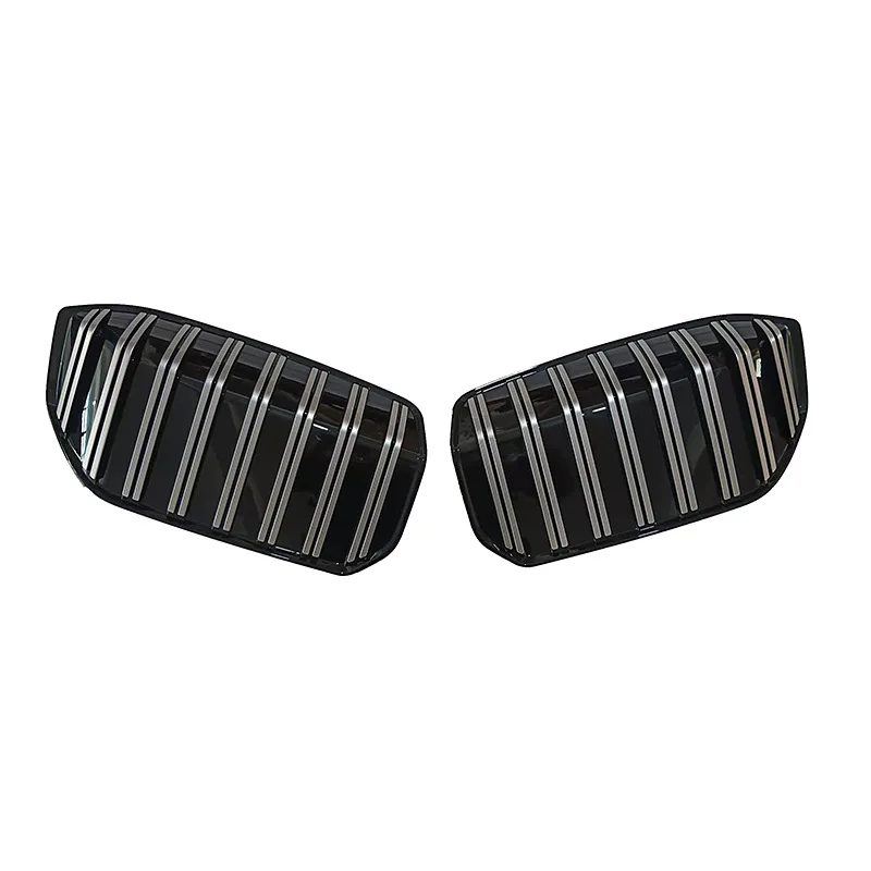 Black Radiator Grilles Replace For New BMW i3 Front Double Kidney  Hood Gloss Black Carbon Fiber ABS Plasstic Car Accessories