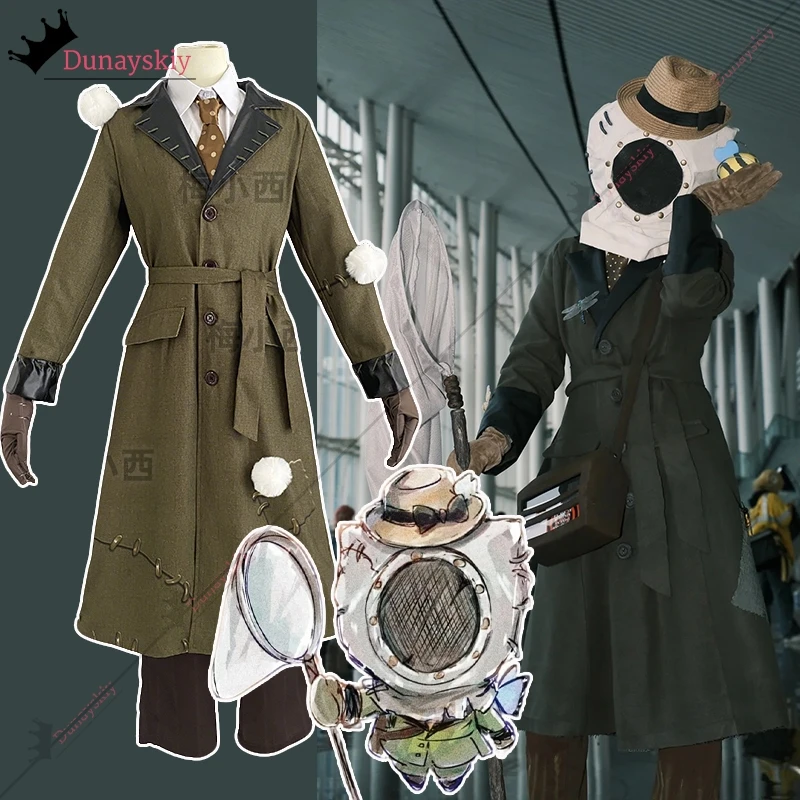 

Игра Identity V Melly Plinius Entomologist Косплей Костюм Исследователь Куртка Рубашка Комплект Melly Plinius Melly Plinius Костюмы для ролевых игр