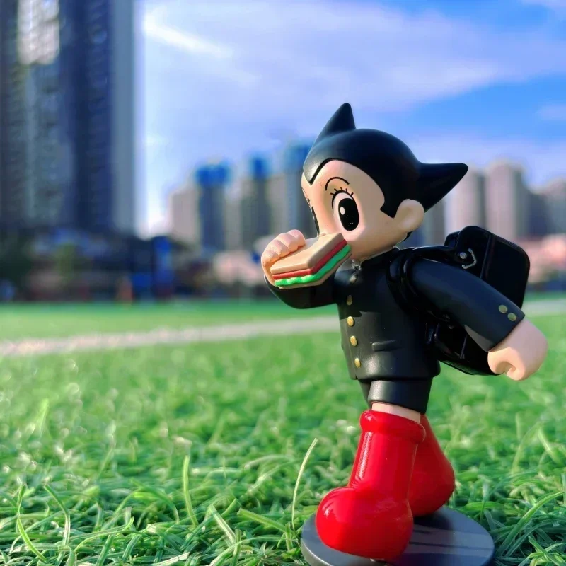 9-10cm In Stock Iron Arm Astro Boy Diverse Life Series Handmade Blind Boxes, Trendy Decorations, Children's Toys, And Youth Gift