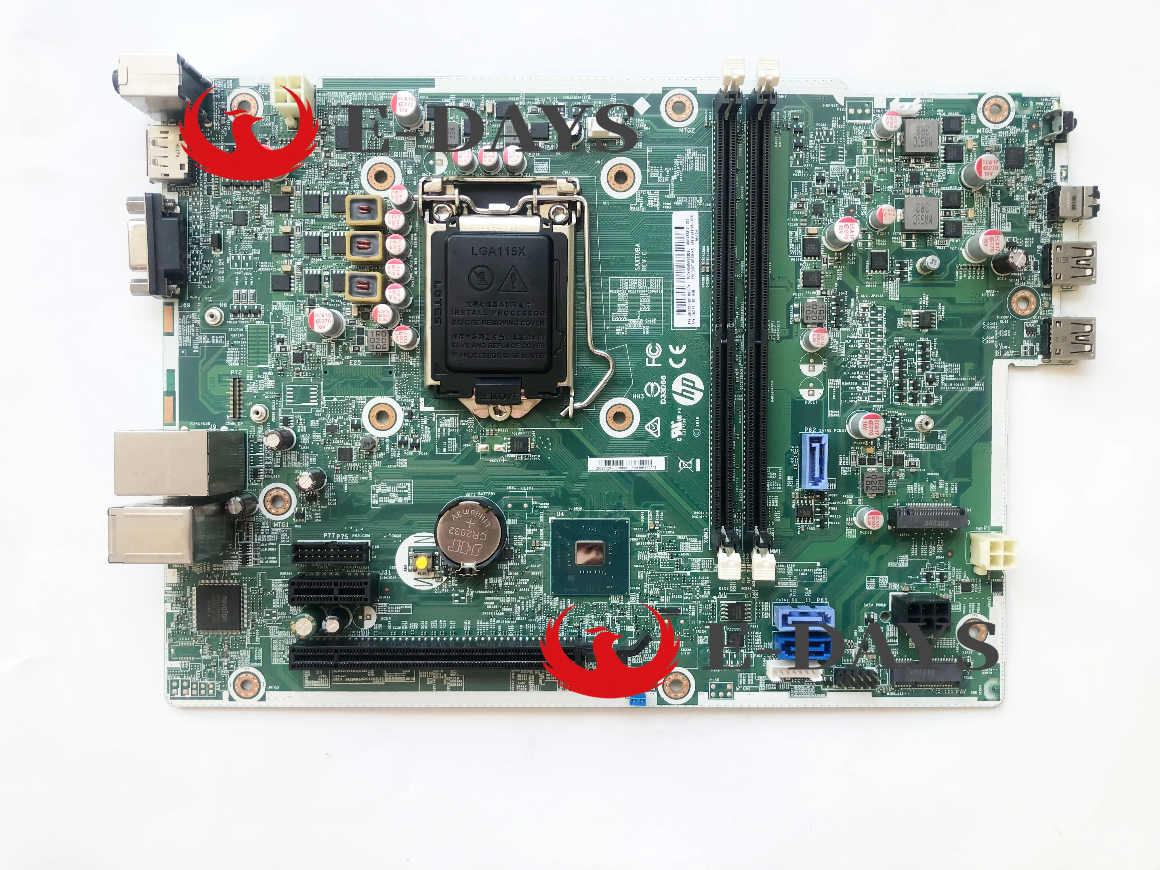 Placa-mãe de Mesa Remodelada para hp Prodesk 400 g6 Sff L63310001 L64712-001 L64712601 L49705-001 Lga 1151 Ddr4 Alta Qualidade