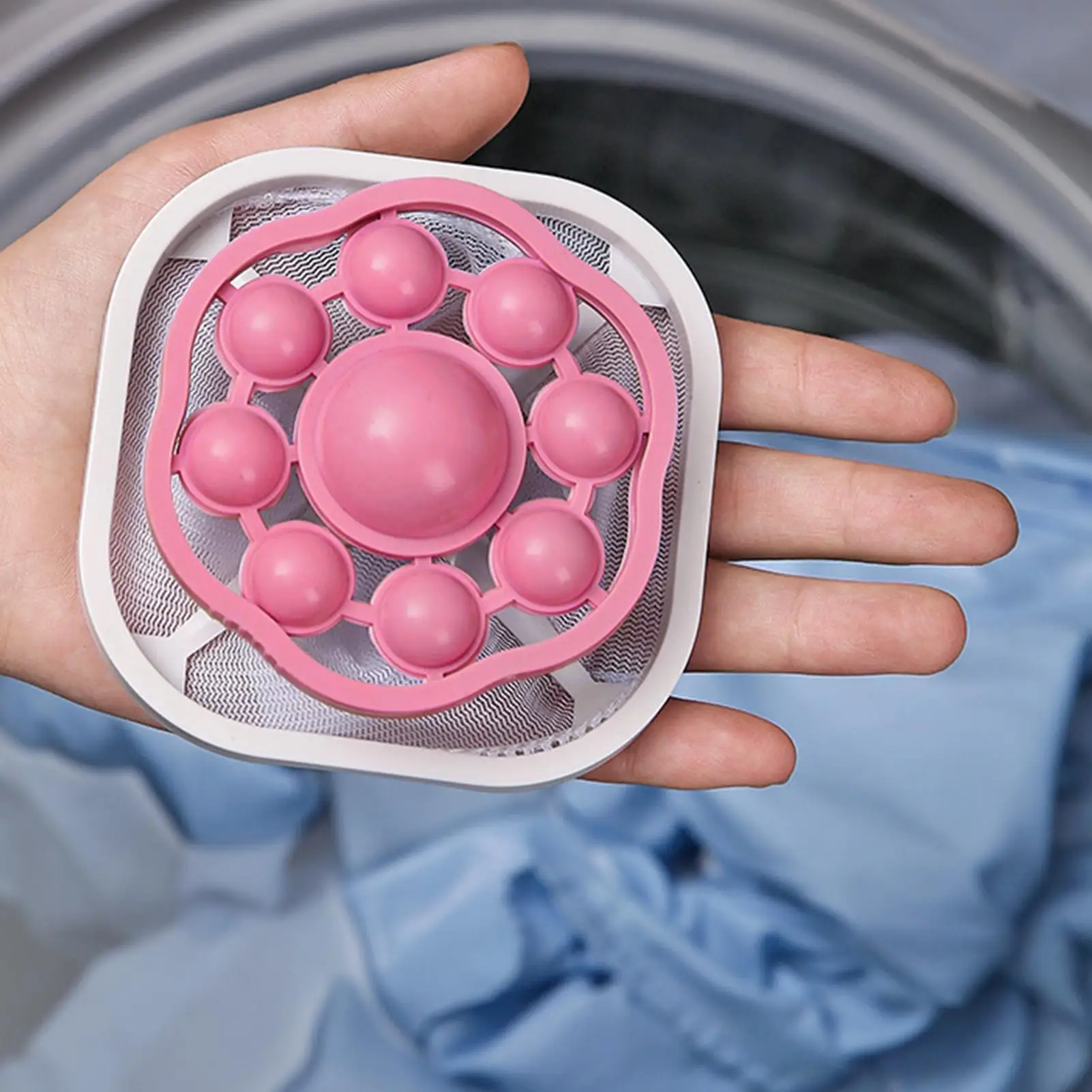 Household Washing Machine Filter Floating Hair Filtering Mesh Removal Laundry Hair Catcher Debris Bag Wash Ball