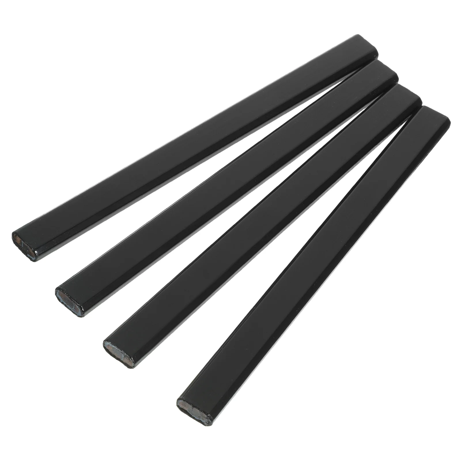 4 Pcs Black Replacement Pencil Woodworking Construction Carpenter Pencils for Solid Portable Heavy Duty