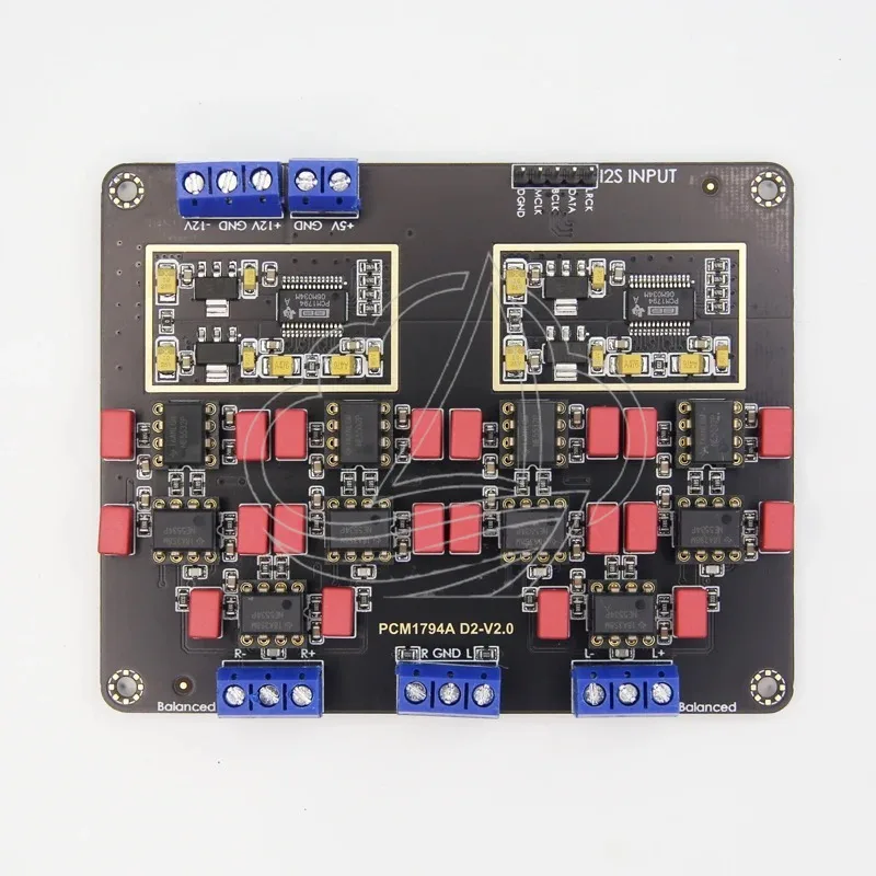 Gold-Plated PCM1794 Parallel DAC Core Board 24Bit 192kHz HiFi Audio Decoder Module V2 Version