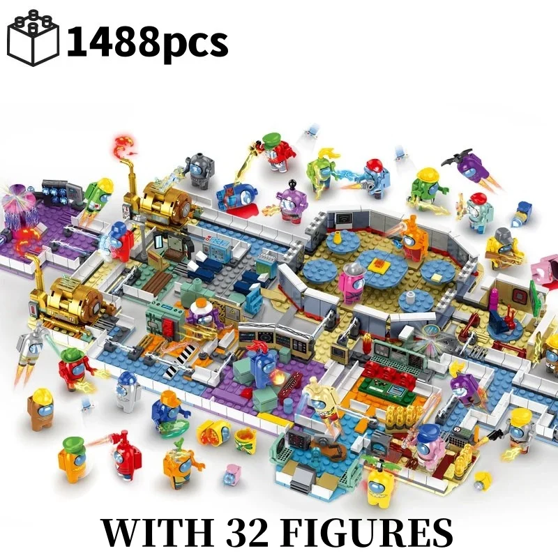 جديد الفضاء بالذئب القاتل لعبة اللعب الداخلية شبح المدنية الدمى تجميع اللبنات ألعاب للأولاد هدية عيد الميلاد هدية عيد ميلاد #3