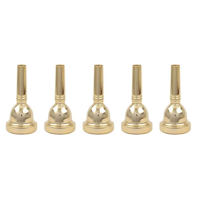 

5X Alto Trombone Copper Mouthpiece Mouth Piece 6.5AL Gold-B60B