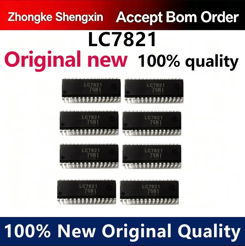 （5pcs-10pcs）New original LC7821 direct insertion DIP-30 analog function switch chip IC integrated block