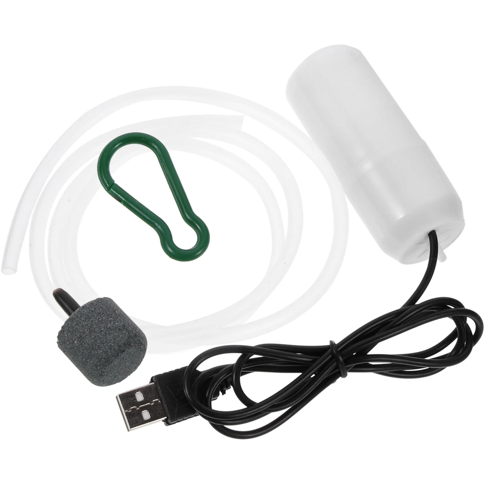 

1 set Portable Oxygen Pump for Fish Tank Small Aquarium Bubbler USB Quiet Air ABS Copper Durable Garden Supplies Home Aerator