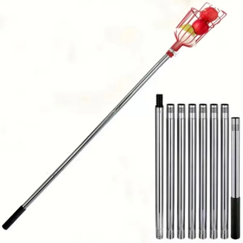 Deep basket fruit picking machine head, convenient fruit picker catcher, apple, peach picker, garden picker