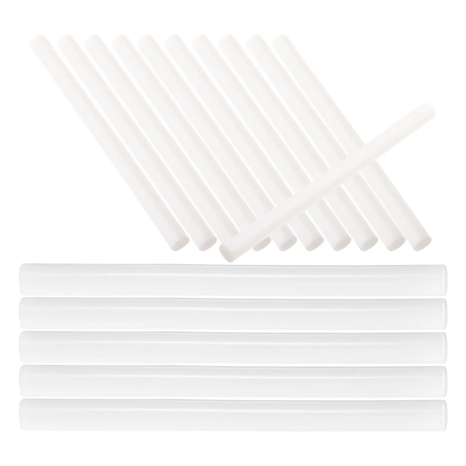 16pc Hot Melt Glue Sticks Super Adhesive Mini White Bulk Craft DIY Arts School Projects Home Repair Safe Material High